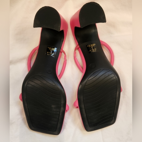 EUC‎ Michael by Michael Shannon ‘Dionne’ Heeled Slide Sandal in pink size  8 - Picture 4 of 5